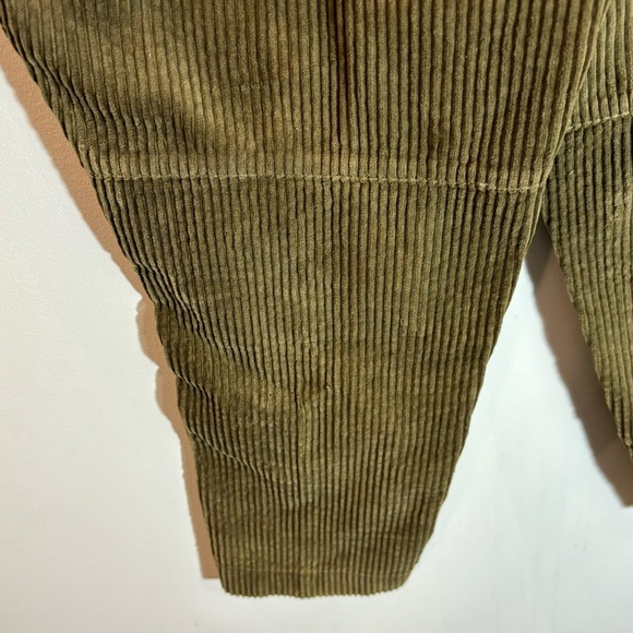 ALAIN MANOUKIAN Sz 38 Thick Corduroy Leather Trim Barrel Equestrian design Pants - Picture 9 of 12
